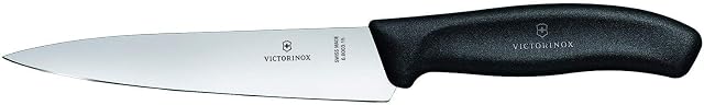 Victorinox 15 cm Swiss Classic Chef's Knife in Blister Pack, Black