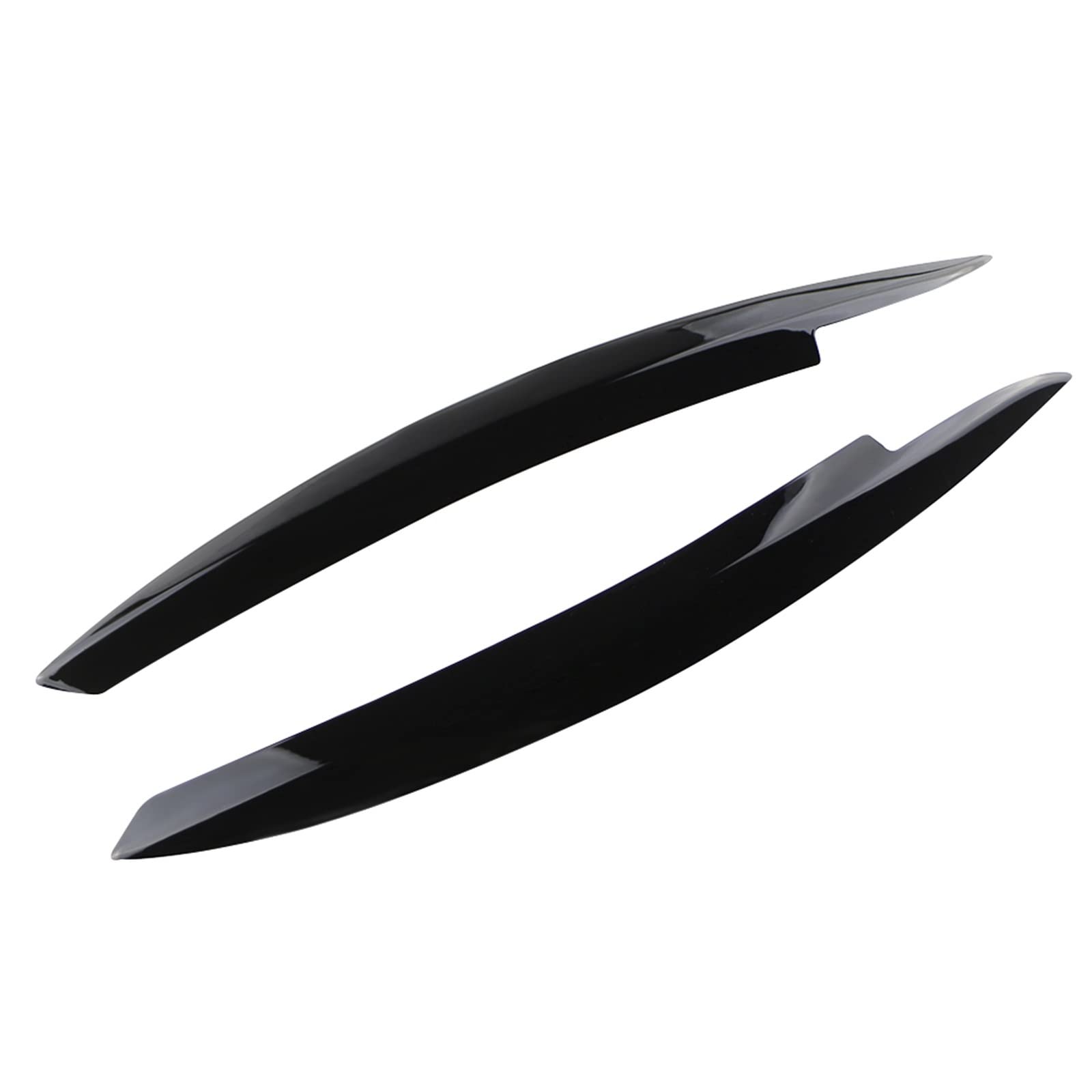 Phares Sourcils Voiture Paupières Pour VW Pour GOLF 6 VI MK6 Pour GTI Pour GTR 2008-2011 2012 2013 Couvercle Des Yeux Sourcil Couverture Autocollant Phare Paupière Sourcil Garniture ( Couleur : Glossy