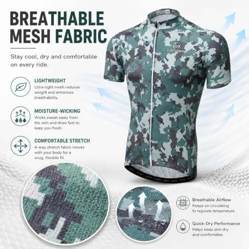 Maillot cyclisme respirant séchage rapide homme vtt - 4