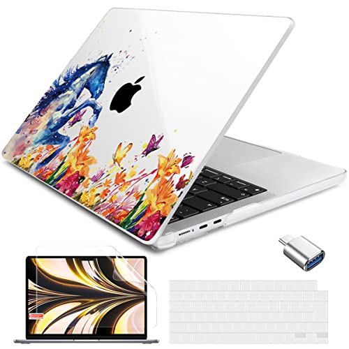 Batianda MacBook Air 13.6 M2 2022 p P[X Jo[ }bNubN GA[ 13C` n[hP[X Air13.6 Retina A2681 Touch ID L[{[h Jo[ & USB-C OTG A_v^[,J0