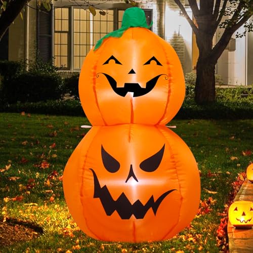 3.5feet Halloween Inflatable Blow up Pumpkin Indoor Decorations - image 6