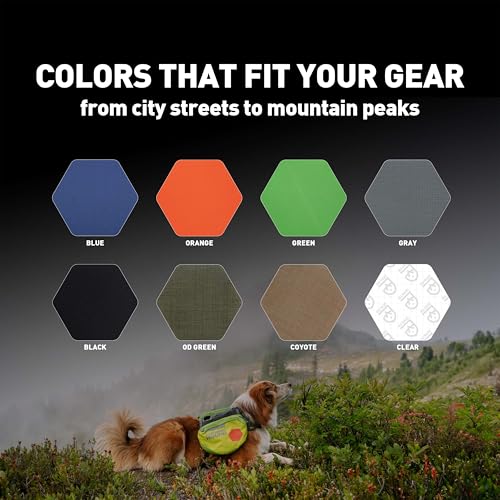 Image of GEAR AID Tenacious Tape 3 inch x 20 inch Nylon Fabric Repair, Black /Clear, 2 Rolls | Peel-and-Stick Repair Tape That Fixes Holes and Rips in Puffy Jackets, Rain Gear, Tents, Sleeping Bags and Outdoor Gear.