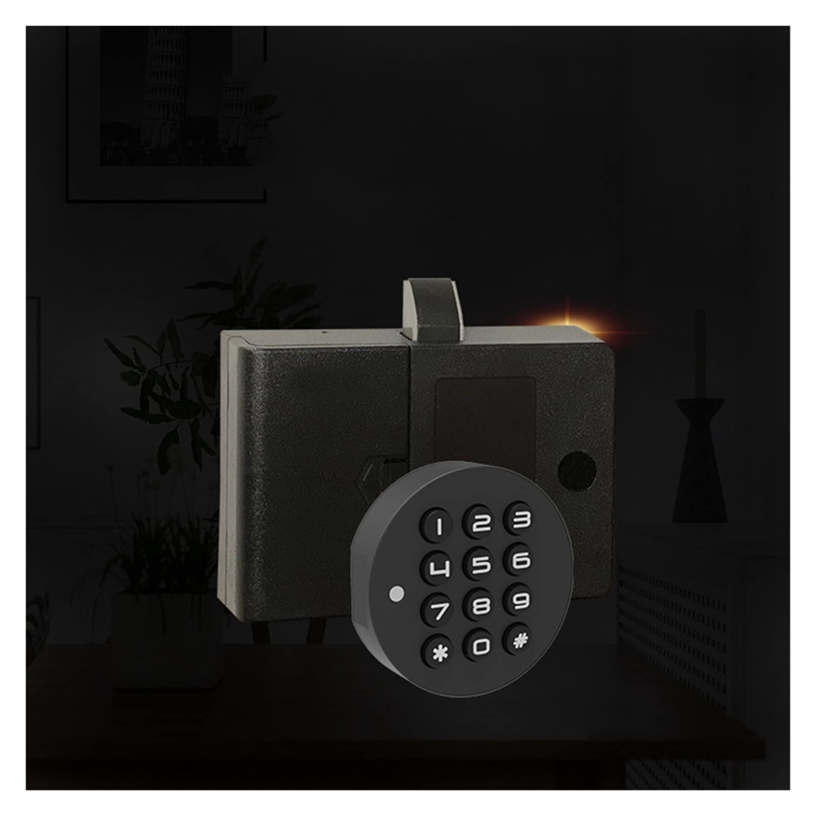 Serratura Smart Blocco password Blocco porta cassetto Antifurto Mini codice Armadietto Guardaroba Armadietto da palestra Serratura elettrica intelligente Blocco file Porta Casa Ufficio Appartamento