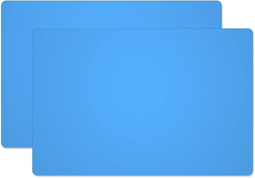 Miniatura 11 de Manteles individuales de silicona, antideslizantes de grado alimenticio, impermeables, para comedor, resistentes a las manchas, protector de