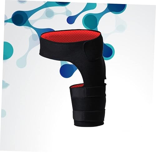 Miniatura 9 de Soporte de cadera para la ingle, manga de cadera para fitness, soporte elástico antirozaduras para muslo, protector de cadera, soporte para piernas,