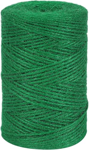Tenn Well Garden Twine, 500 Feet 2mm Green Jute Twine...