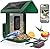 Bird Feeder with Camera Solar Powered : Smart Camera Bird Feeder 2K Live Feed Cam for Backyard - AI Identify Auto Capture Videos Pictures, Gifts for Birdlover Mom Dad, 2.4GHz WiFi