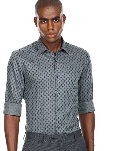 Image of Arrow Men's Cotton Printed Slim Fit Shirt