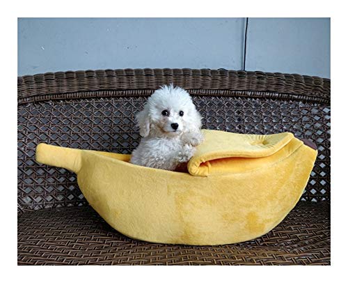 Maison coussin chat banane Zhochen chaud chiot tapis lits 50cm - 5