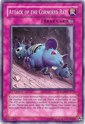 Yu-Gi-Oh! - Attack of The Cornered Rat (RGBT-EN075) - Raging Battle - 1st Edition