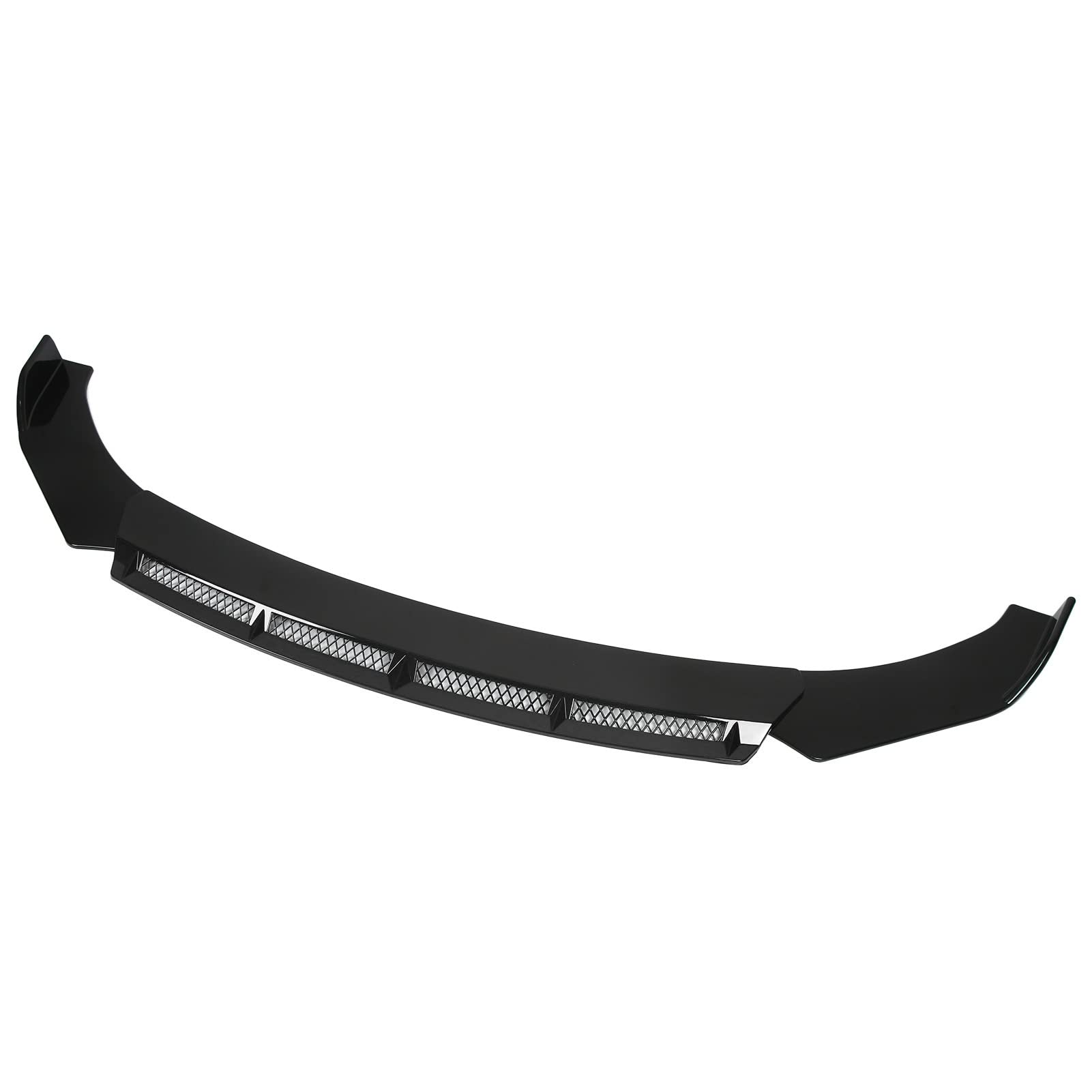 Kit de Labio de Parachoques Delantero Universal, 3 Piezas, Alerón de ala para Modificación de Automóvil, Negro