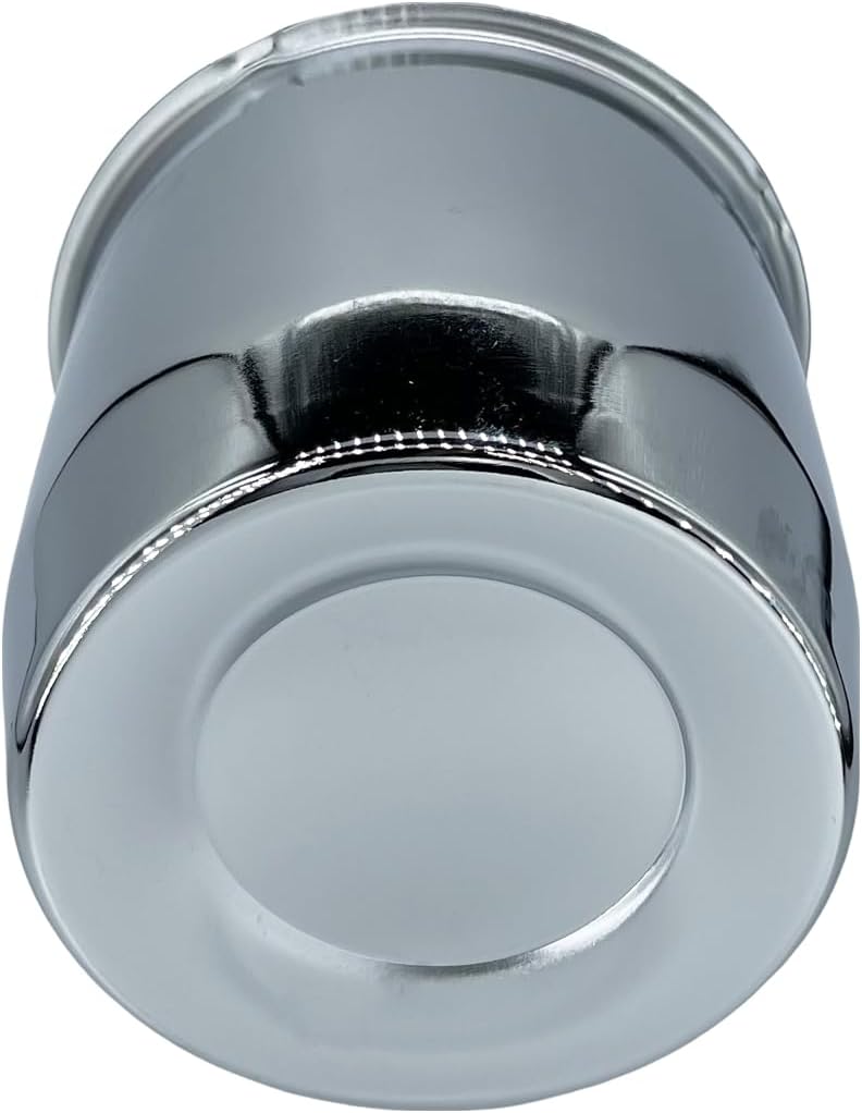 4 Pack 5.15 Inch Center Caps Push Through for Trailer Truck RV Wheels Rims 5.15" Center Bore Chrome Steel