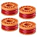 Produktbild Miotlsy WA0004.1 Rasentrimmer Faden für alle 20V Worx Rasentrimmer  Langlebige Ersatzfaden Spulen für verbesserte Schneidgeschwindigkeit  Ø 1,65mm, 3m Länge  4er Set