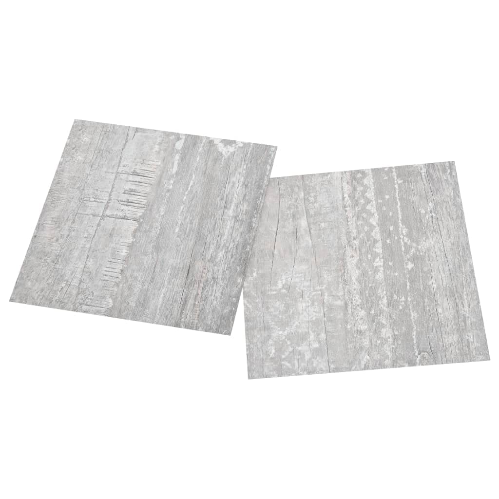 Podłogi i dywan - materiały budowlane - samoprzylepne deski podłogowe 55 szt. PVC 5,11 m szary