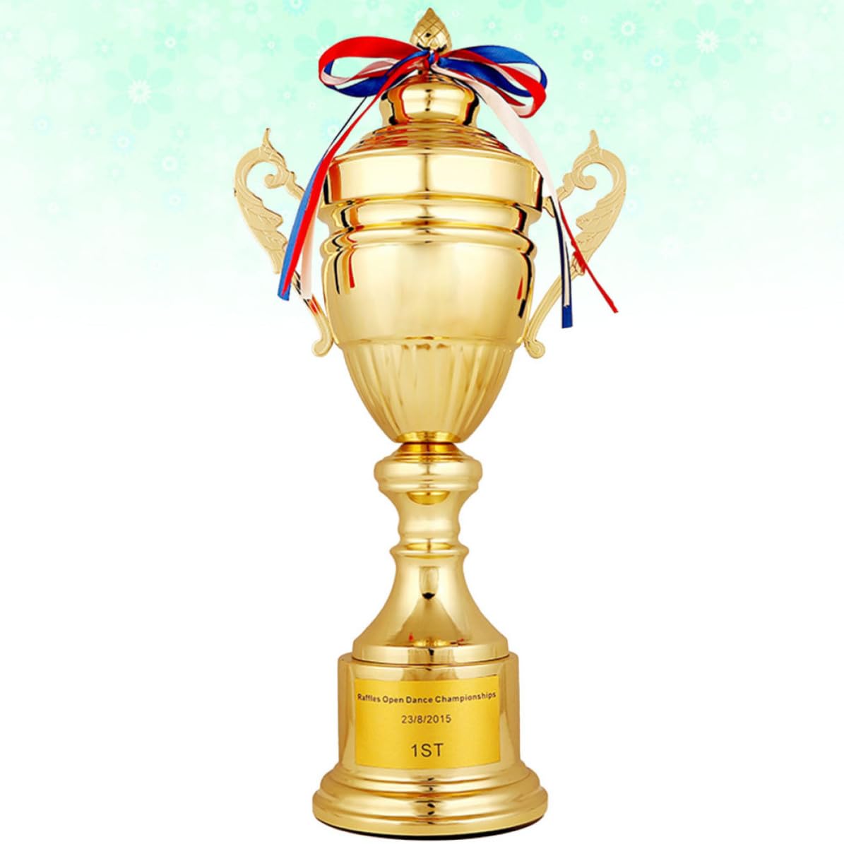Trofeo Copa Representativa de Distinción de Metal Dorado de Premio Diseño Creativo para Ceremonia de Entrega y Fiesta, Adecuado para Concurso o Evento