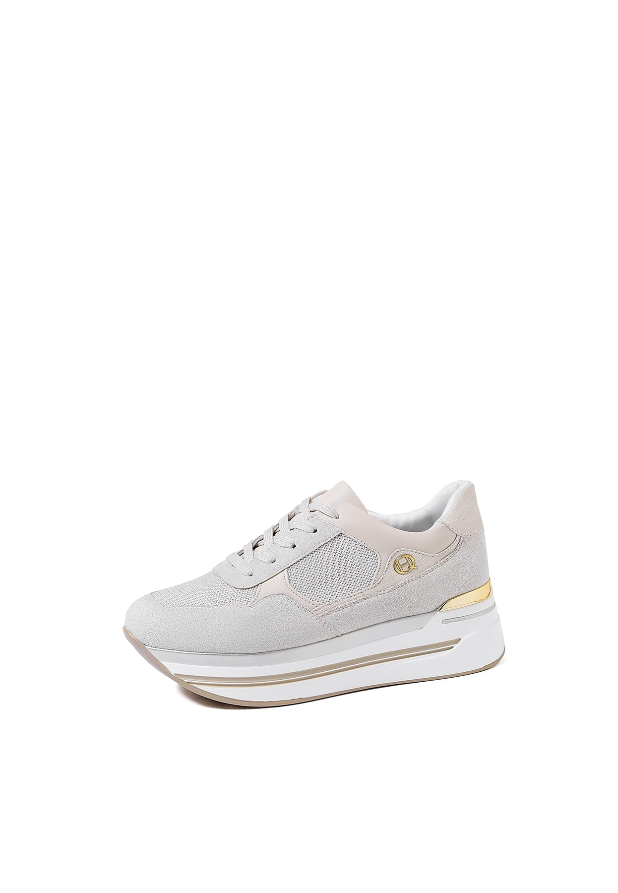 QUEEN HELENA Zapatillas Plataforma Zapatillas de deporte con plataforma casual de mujer X30-20