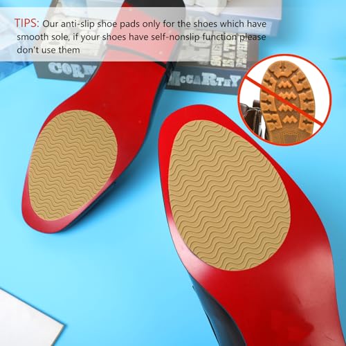 Image of Ashoesert Non Slip Shoe Pads,Shoe Sole Protector,Shoe Grips on Bottom of Shoes,Anti Slip Grips for Shoes