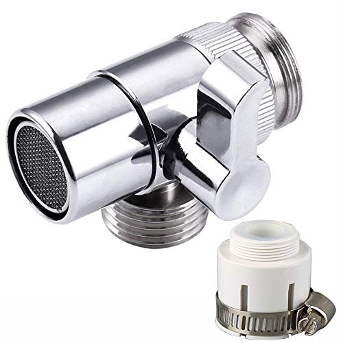 HSTYAIG Brass Sink Valve Diverter Faucet Splitter For Kitchen or Bathroom Sink Faucet