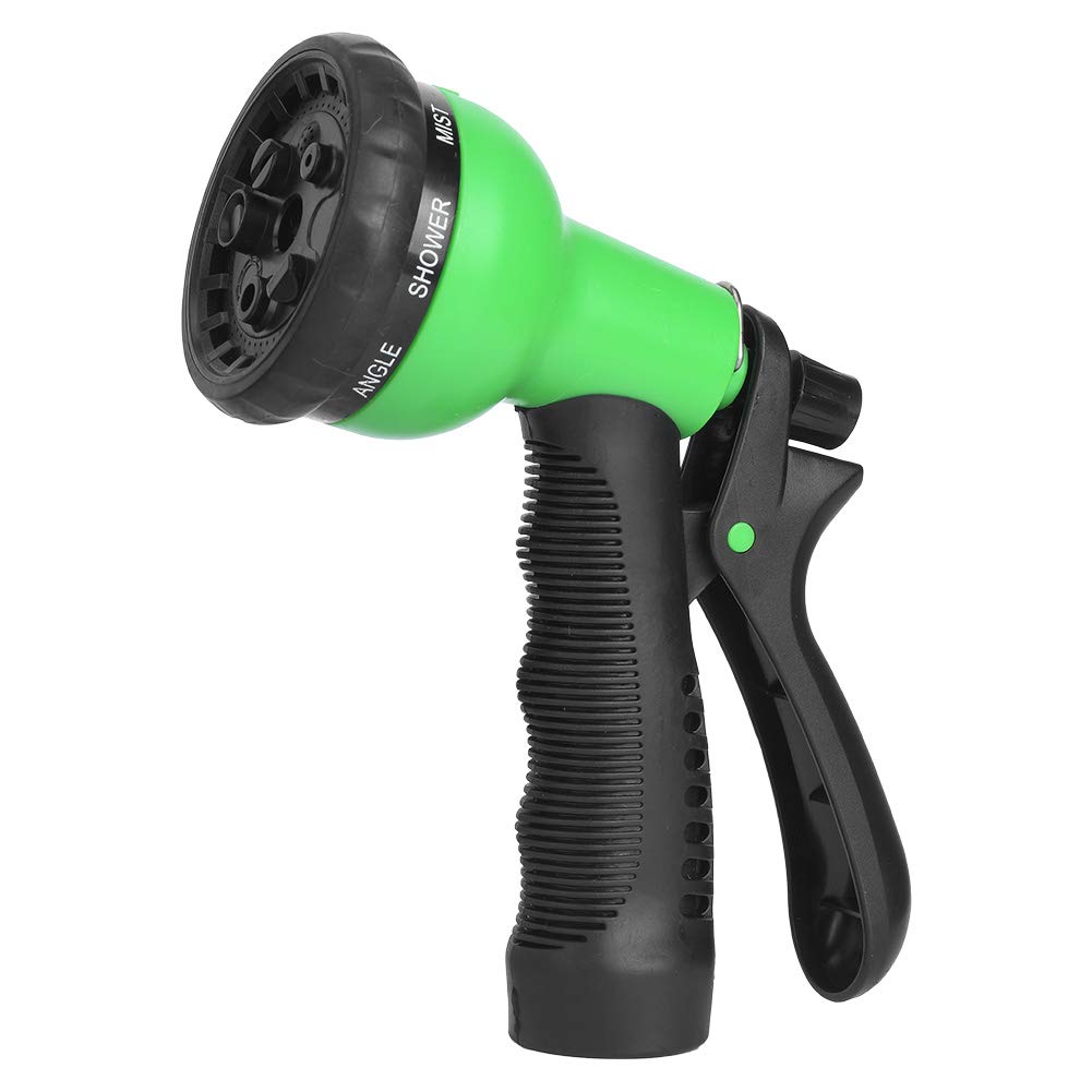 Pistola de Riego Pulverizador para Lavado de Coches, 8 Patrones de Pulverización para Riego de Jardines, Limpieza de Coches y Baño de Mascotas, Plástico ABS + PVC, Tubo de 32 Pies (10M)