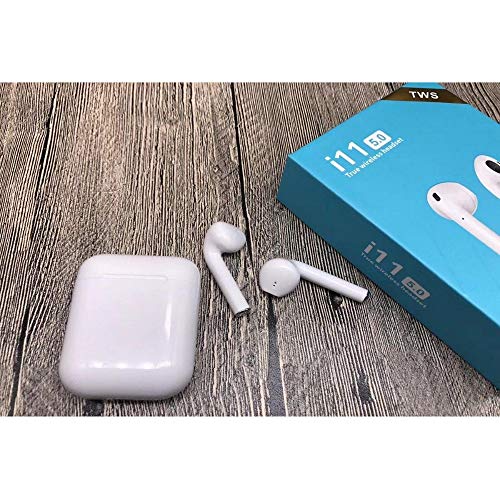 Fone De Ouvido Bluetooth 5.0 Sem Fio Recarregável Microfone Atende Ligação Android Apple AirPods ase