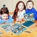 MotiMind 36 Set Jesus Walk on Water Scenes Craft Kit Religious Stickers for Boys Girls DIY Christian Catholic Bible Craft Faith Jesus Craft for Sunday School Activities Gifts, Blue