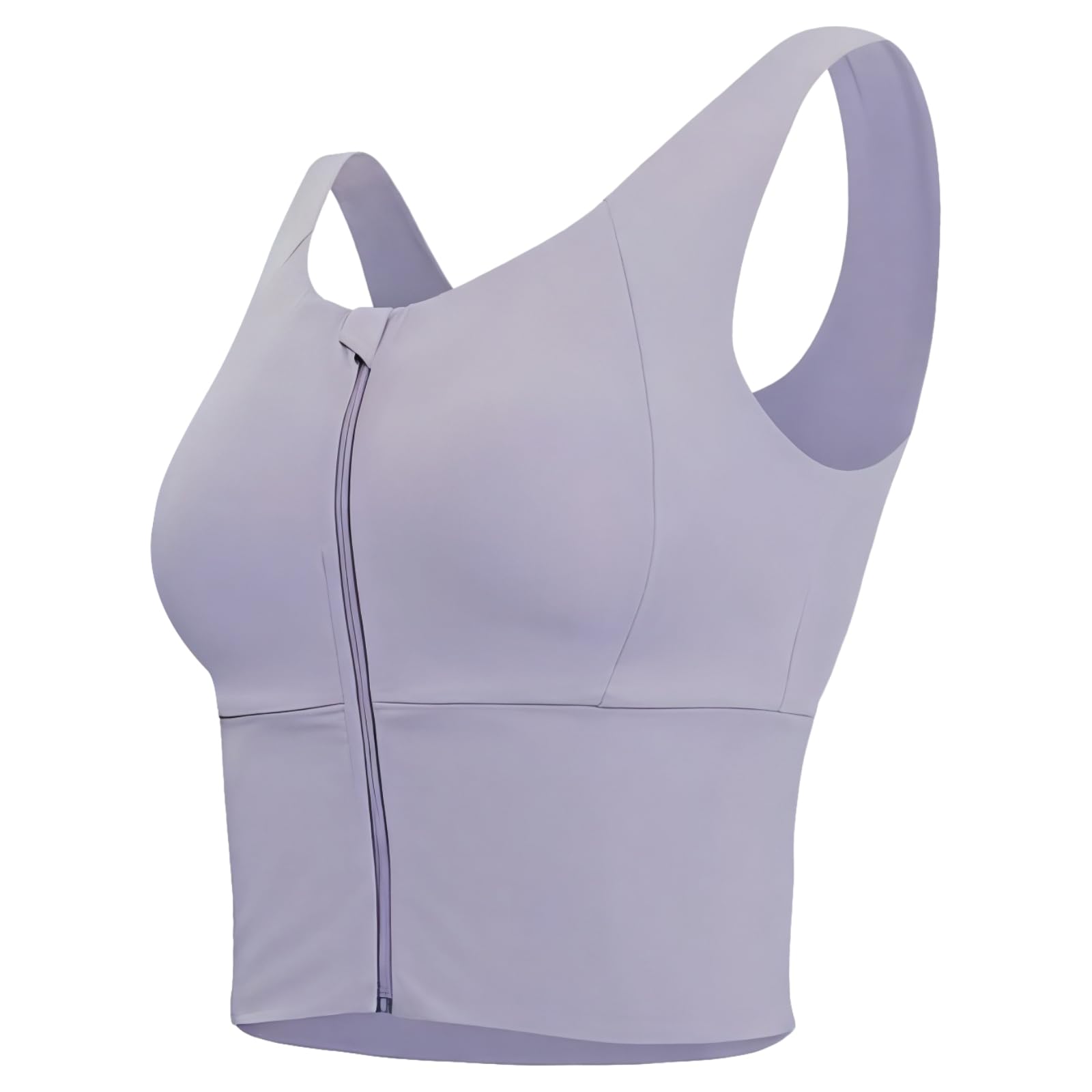 Damen-Sport-BHS mit Frontreißverschluss, Polyester-Elasthan-Mischung, mehrere Größen, einfaches Anziehen zum Stillen, bequemer Sitz für Verschiedene Körperformen
