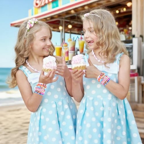 Friendship Bracelets for Women Girls Besties Sufer Clay Beaded Bracelet Beach Preppy Style Trendy Jewelry Gifts4