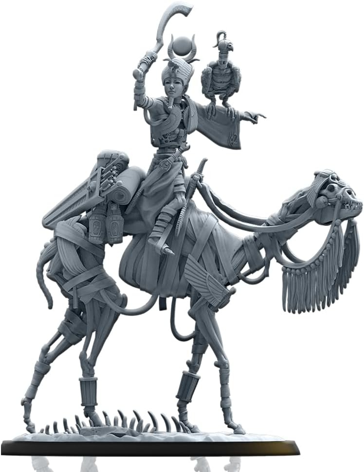 MiniMystique ForgeMalik The Undying Miniature Figure, 100% Resin - 120mm Tall