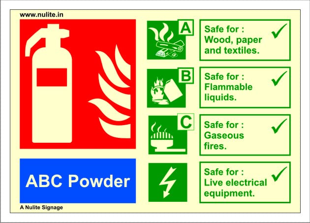 Fire Extinguisher ABC Powder Informative Nulite APLR 0109 FD1_A Glow in Dark (B0D4Z4GD5C) Amazon Price History, Amazon Price Tracker