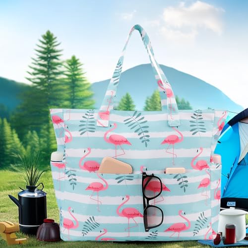 Bolsa de mano impermeable con flamenco para piscina 4