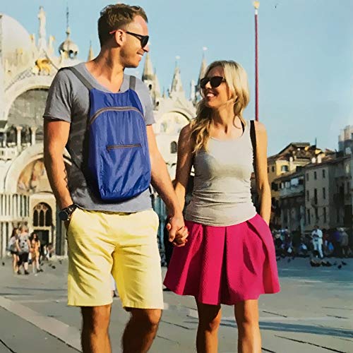 Mochila Dobrável Compacta Ripstop TopGet Laranja