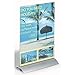 Produktbild Durable Tischaufsteller, Acryl mit Aluminiumfuß - DIN A4, HxBxT 322 x 212 x 85 mm - VE 6 Stk - Namensschild Schild Tischschild Tischschilder