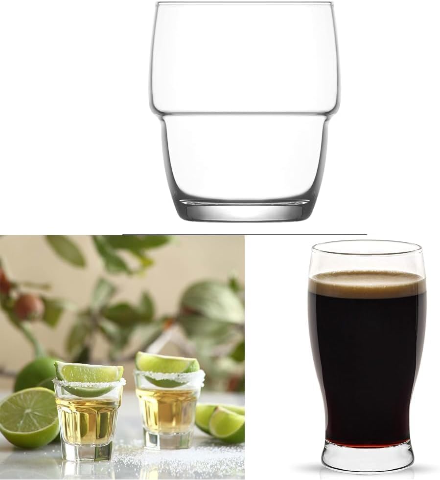 LAV Mini Bar (LAV Galata 6'lı Viski Bardağı, LAV Aras 6'lı Likör Bardağı, LAV Belek 6'lı Bira Bardağı)