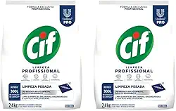 Limpador em Pó para Limpeza Pesada Profissional, Fórmula Exclusiva, 2,4kg, Kit com 2 Unidades