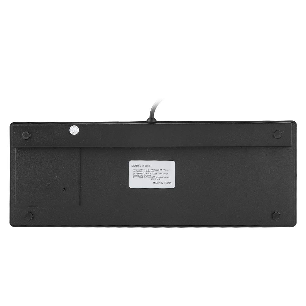 Gedourain Tastiera ultrasottile, tastiera touchpad ultrasottile 82 tasti per scrivania per computer notebook PC portatile