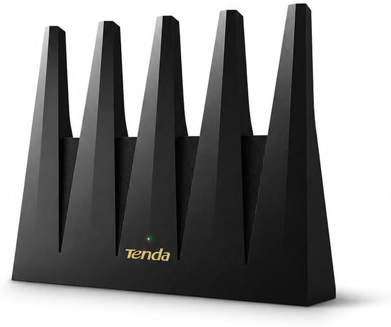 Tenda WiFi 7 Router BE7200 – Dual-Band High-Speed Wireless Internet Router with 2×2.5G Ports, Quad-Core CPU, MLO & VPN, Private IoT Network, Supports OpenWRT, Ideal for Home & Business Use (BE12Pro)