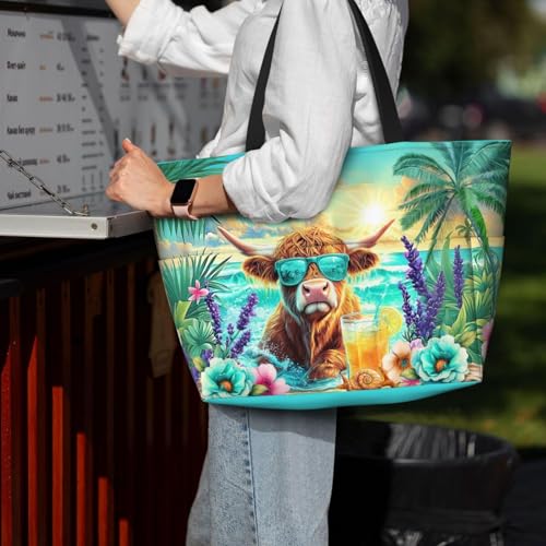 Bolso de playa impermeable grande para mujeres miniatura 6