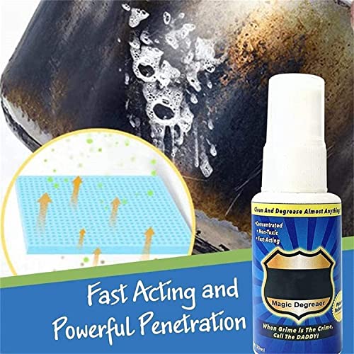 Magic Degreaser Cleaning Spray, General Cleaner Spray Cleaner Magic Degreaser Cleaning Spray, Kitchen Cleaning Spray, General Cleaner Spray (2Pcs, 100Ml) #TOP4
