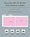 Phomemo Sticker Label M110/M221/M220/M120/M200/M150/M250/M260 Pink Label- 1.57