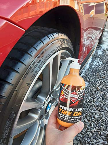 Pearl Nano Perfection Tyre Gel Shine - Natte look - Houdt banden zwart, op waterbasis polymeren, PERFECT voor rubber… - Image 8