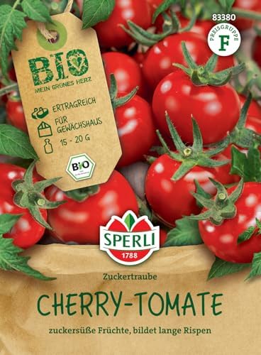 Sperli BIO Cherry-Tomatensamen 83380 - Bio Gemüsesamen für Cherry...
