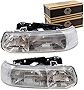 Brock Driver & Passenger Side Headlights for 99-02 Silverado & 00-06 Tahoe/Suburban