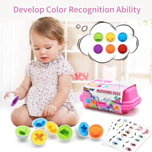 Image of MOONTOY Cute Cartoon Action Figure with Plastic Face | Soft & Fluffy Collectible Toy for Toddlers (C - Pink)