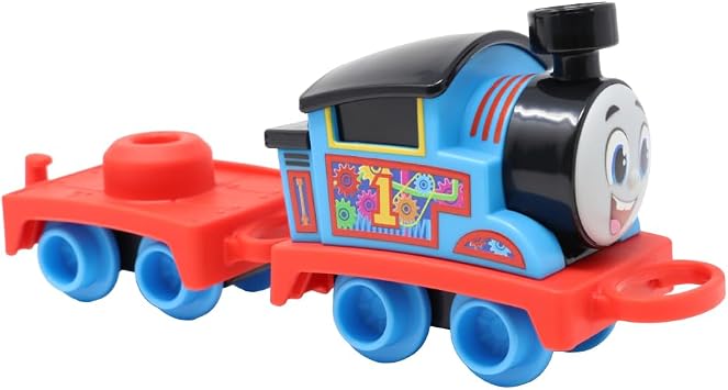 THOMAS & FRIENDS Replacement Parts for Collectible Fisher-Price My First Train Table Playset HXP49 - Replacement Thomas The Train Engine and Connecting Cargo Cart