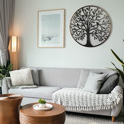 Bdor 20-Inch Tree Of Life Wall Art, Metal Wall Art Decor, Celtic Decor, Steel Roots Decor Perfect For Birthdays, Weddings, Anniversaries, Housewarming Gifts For Indoor Outdoor Metal Wall Decor (Classic Style) #TOP5