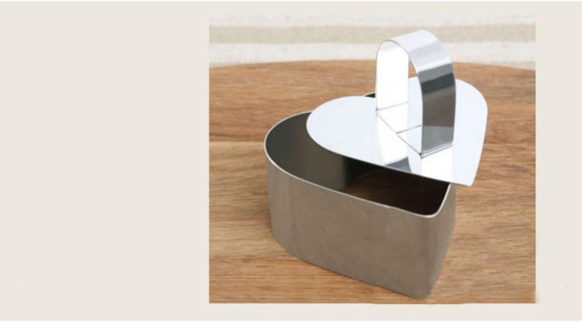 Stainless Steel Mousse Mold with Push Board 4pcs for Mini Cakes