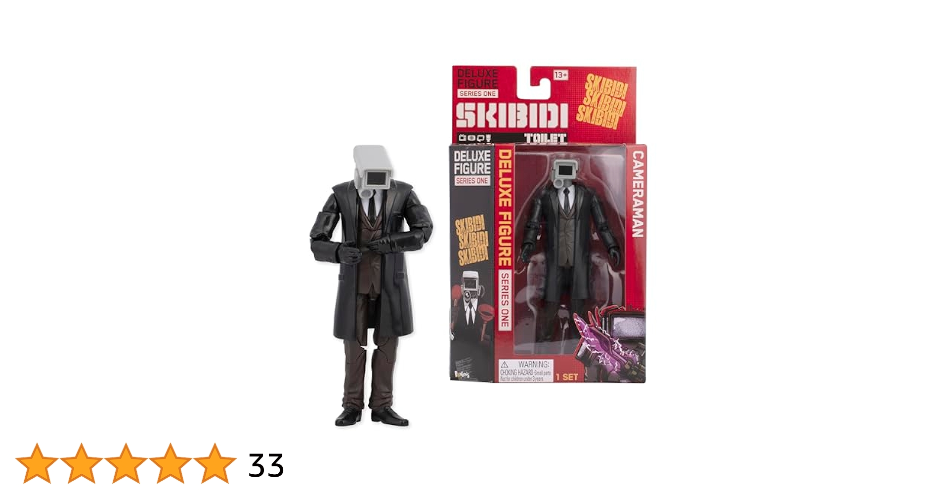 Amazon.co.jp: Skibidi トイレ デラックスフィギュア カメラマン