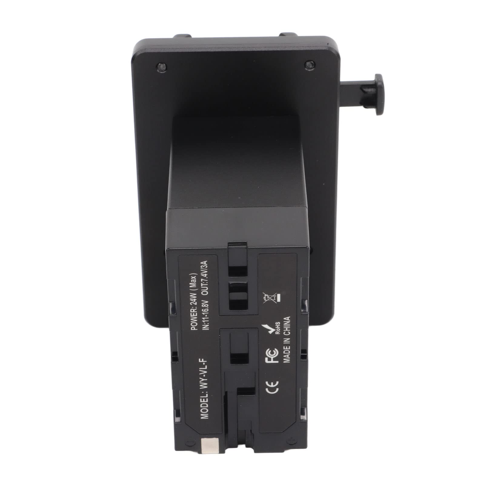 Adaptador de Batería de Montaje en V a NP F, Buena Disipación de Calor Adaptador de Corriente del Convertidor de Batería de Montaje en V para Monitor