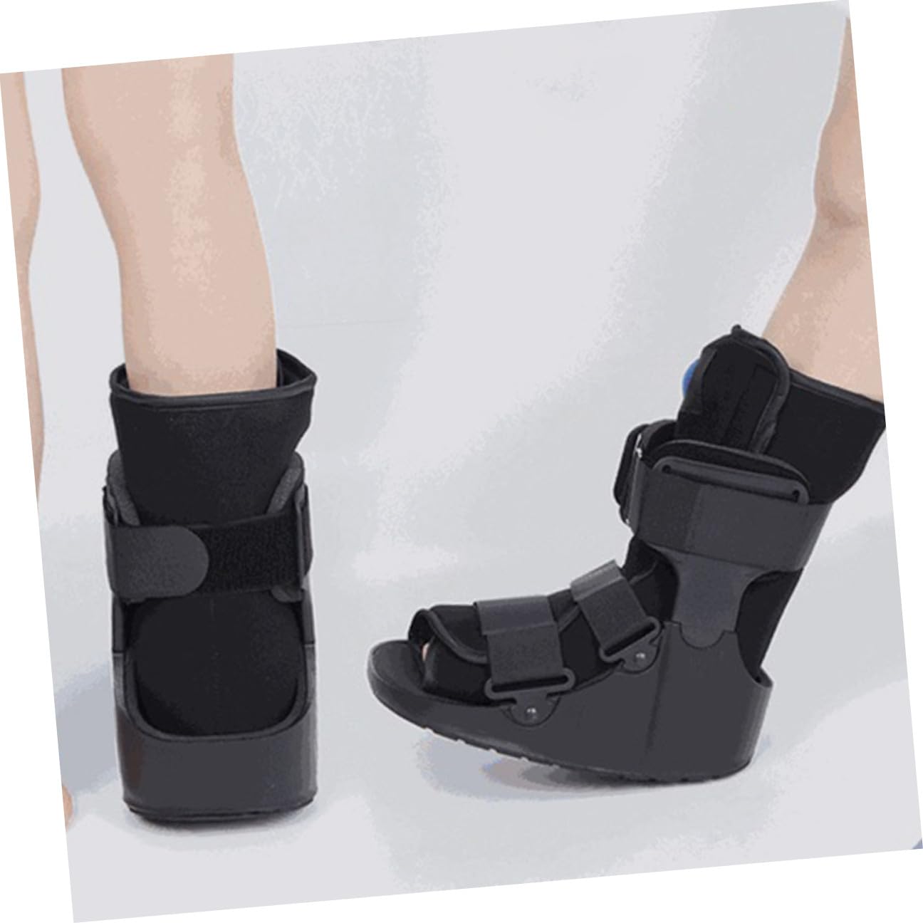 SOLUSTRE Foot Stabilizer Boot, Ankle Brace Support Shoe for Broken Foot and Sprained Ankle, Low-cut Medical Walking Boot for Post-surgery Adults