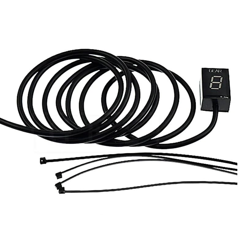HRTLSS Indicador Marcha Digital Indicador De Marcha De Nivel 1 A 6 para Motocicletas Medidor De Marcha Digital para Boulevard M109R M109R2 2006-2016 2017 2018